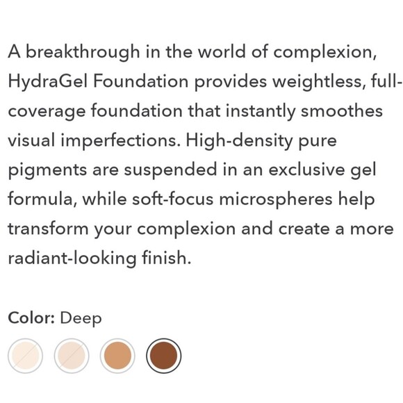Doll 10 HydraGel Foundation in Deep 30ml/1 fl.oz - Picture 5 of 8